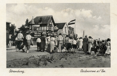 PB5162 Lunchroom Vreewijk tevens einde van de trambaan, ca. 1935