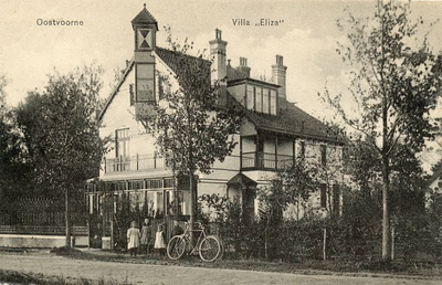 PB5202 Villa Elize met het torentje aan de Donselaer, gesloopt eind jaren '70, 1913