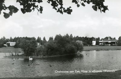 PB5756 Vijver in Villapark de Warande, 1967