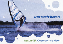 PB5848 Dat surft beter! Natuurlijk, Oostvoornse Meer!, 2007