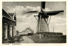 PB7078 De molen van Oudenhoorn, ca. 1925