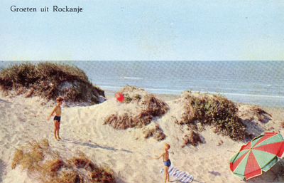 PB7395 Strand en duinen van Rockanje, ca. 1970