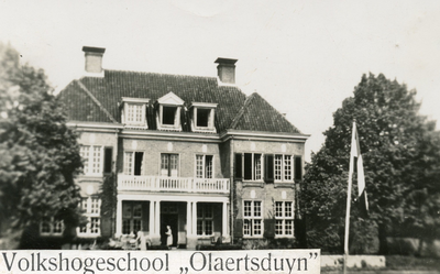 PB7499 Landhuis Olaertsduijn, later Volkshogeschool Olaertsduyn en hotel, ca. 1950