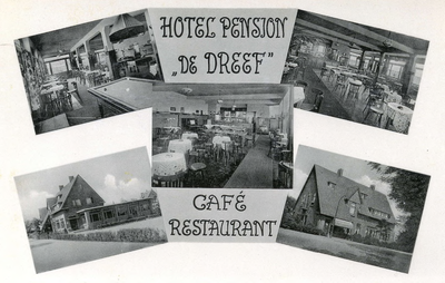 PB7850 Hotel Pension Café Restaurant De Dreef, ca. 1930