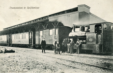 PB8879 Het Tramstation van Spijkenisse, ca. 1920