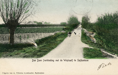PB8913 Den Dam (verbinding met de Welplaat) te Spijkenisse, ca. 1903
