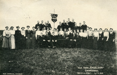 PB9952 Gemengd koor Excelsior Zwartewaal, directeur J. v.d. Stelt, 11/9/1910, 11 september 1910
