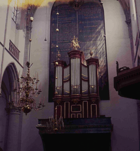 DIA01793 Het orgel in de Catharijnekerk; 1973