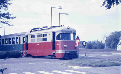 DIA01834 De rtm-tram richting Rotterdam; ca. 1965