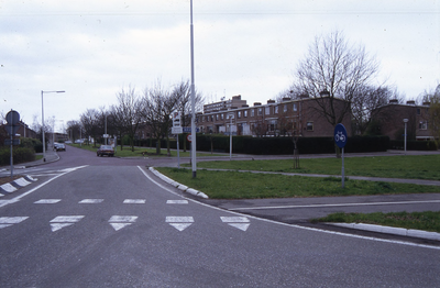 DIA02556 De Welleweg vanaf de Schrijversdijk; ca. 1991