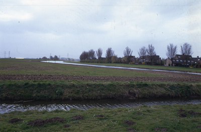 DIA02560 Het Spui en de woningen langs de Rietkraag; ca. 1991