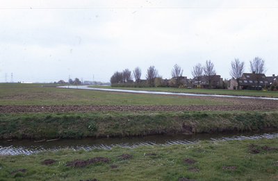 DIA02581 Het Spui en de woningen langs de Rietkraag; ca. 1991