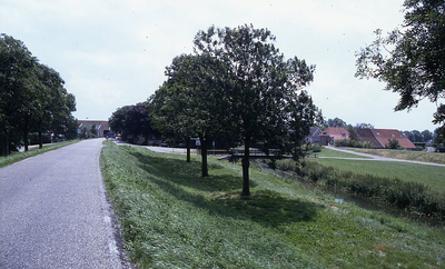 DIA15343 Geervliet, gezien vanaf de Toldijk; ca. 1993