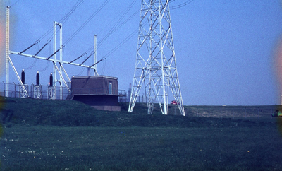DIA15410 Het transformatorstation nabij Geervliet; ca. 1983