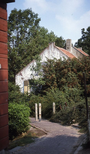 DIA16241 Afgebroken woning langs de Vissersdijk; ca. 1976