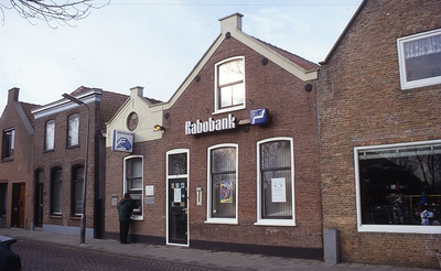 DIA16264 Kijkje in de Vissersdijk, Rabobank; ca. 1993