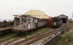 DIA20216 Tramstel op het terrein van het RTM-museum; ca. 1983