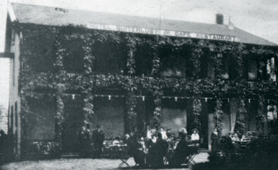 DIA30159 Terras bij Hotel Buitenlust; ca. 1910