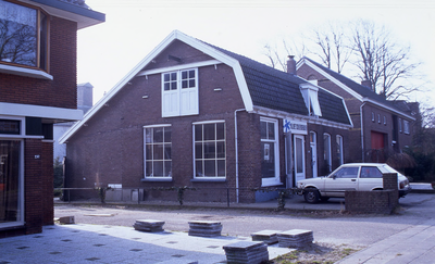 DIA30334 Pand van schildersbedrijf Kloet langs de Burgemeester Letteweg; ca. 1993