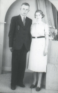 DIA36373 Huwelijk van Pieter Poldervaart en Anna van Solingen; 15 mei 1941
