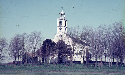 DIA39106 De kerk van Simonshaven; ca. 1980