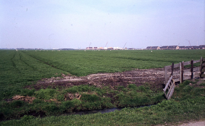 DIA39307 De polder gezien vanaf de Lageweg; ca. 1985