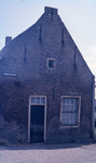 DIA40100 Woningen langs de Nieuwstraat, links naast Verzijl; 1963