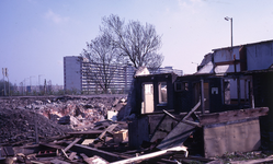 DIA40182 De sloop van het laatste pand aan de Nieuwstraat: de schoenmakerij; 3 mei 1969