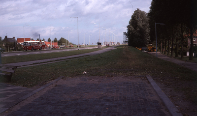 DIA40425 Toekomstig tracé van de busbaan.; 27 september 1975