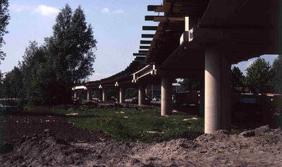 DIA40903 De aanleg van de metrolijn; 17 juni 1982