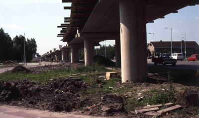 DIA40905 De aanleg van de metrolijn; 17 juni 1982