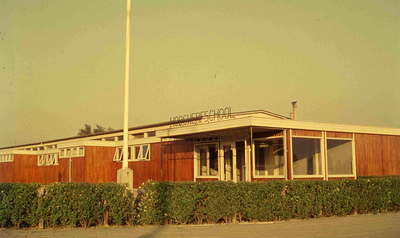 DIA41662 Noodschool De Hoogwerfschool; September 1963