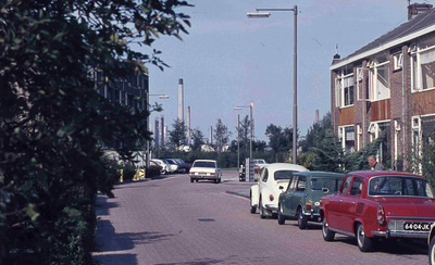DIA41928 Woningen langs de Pieter de Hooghstraat; September 1969