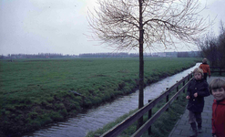 DIA42232 De polder rond Spijkenisse, gezien vanaf de Taurusstraat; ca. 1975