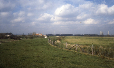 DIA42833 De Korte Schenkeldijk, gezien vanaf de Papendijk; September 1988