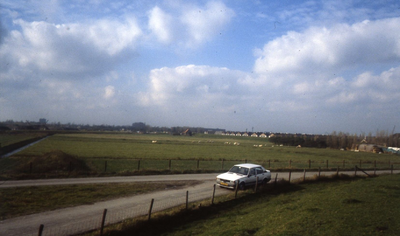 DIA42834 Kruising van de Korte Schenkeldijk, de Drogendijk en de Papendijk; September 1988