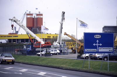 DIA43682 De Schenkelweg, met bedrijfsterrein van Autobedrijf Hameeteman; ca. 1999