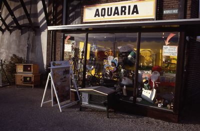 DIA43763 Winkel met aquaria; ca. 1999