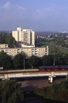 DIA44021 Flat aan de Mizarstraat in de wijk Sterrenkwartier, gezien vanaf de Marckeburgh; ca. 1999