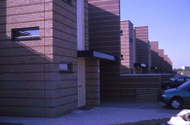 DIA44048 Woningen langs de Lange Groeneweg; ca. 1999