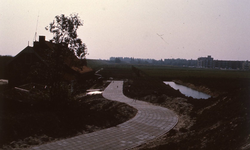 DIA44066 Het terrein waar het ziekenhuis Ruwaard van Putten is geprojecteerd; ca. 1984
