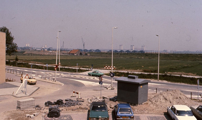 DIA44072 Het terrein waar het ziekenhuis Ruwaard van Putten is geprojecteerd; ca. 1984