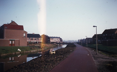 DIA44158 De Meeldijk, met de woningen aan de Meldedonk; Februari 1982