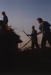 DIA68109 Loonbedrijf Hokke; Gerrit Hokke jr. (l), Cor Poldervaart (m), ?? (r); 1979