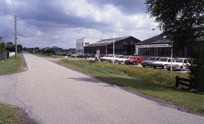 DIA69193 Bedrijven langs de Kerkweg; ca. 1993