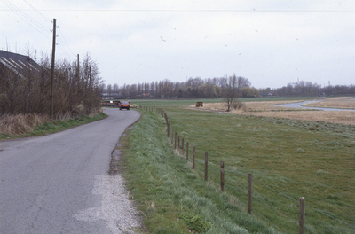 DIA70060 Kijkje op het natuurgebied De Holle Mare vanaf de Wouddijk; ca. 1991