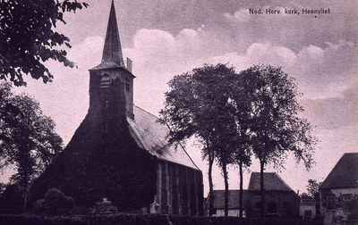 DIA_PB0010 De kerk van Heenvliet; ca. 1910