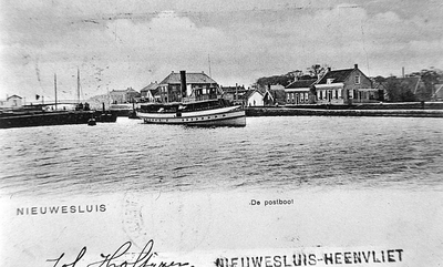 DIA_PB0023 De Postboot op het Kanaal door Voorne; ca. 1910