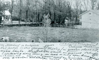 DIA_PB0090 Villa Mildenburg en boschgezicht; ca. 1910