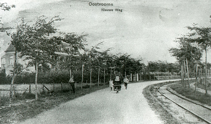 DIA_PB0098 De Nieuwe Weg in Oostvoorne; ca. 1920